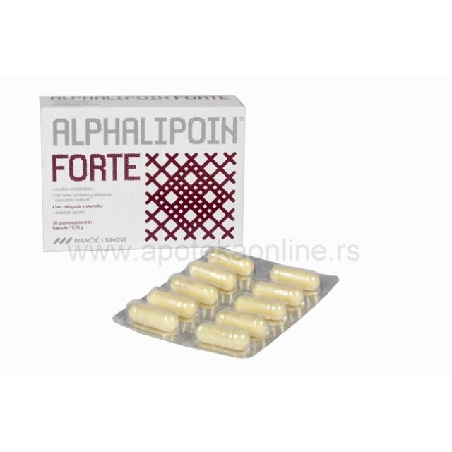 ALPHALIPOIN FORTE KAPSULE - Online Apoteka ALPHALIPOIN FORTE KAPSULE